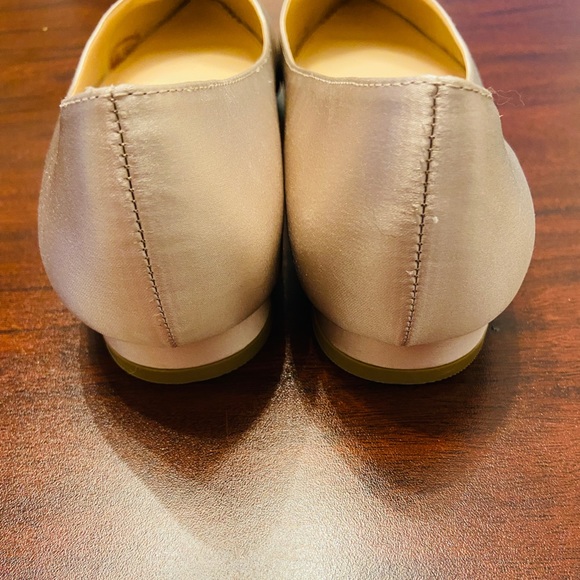 Betsey Johnson Satin Brooch Diana Point Toe Flats - Picture 5 of 8